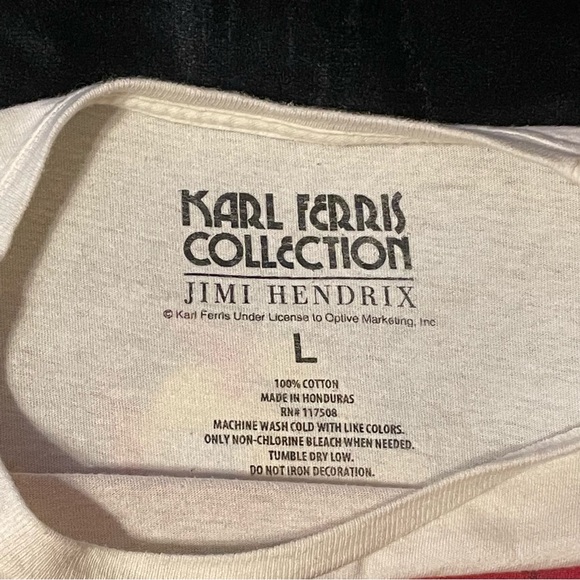 Jimi Hendrix Unisex T-Shirt Karl Ferris Collection - Picture 4 of 4